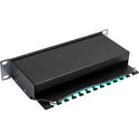 Патч-панель Cabeus, установочный размер 236 мм, 12 портов RJ-45 PL-12-Cat.6 10"-SH-Dual