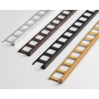 Профиль окантовочный L-образный алюминиевый ЛУКА 10 мм, 2,7 м, Белый УТ000012923