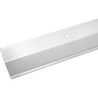 Порог разноуровневый алюминиевый ЛУКА (45 мм, 0,9 м, порошковое покрытие, Серебро) УТ000007599