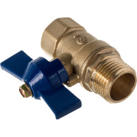 Шаровой кран ZOX 1/2'' вн/нар., бабочка 519279