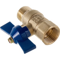 Шаровой кран ZOX 1/2'' вн/нар., бабочка 519279