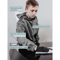 Малярный многоразовый комбинезон Jeta Safety, плотн.55 г/м², размер 56-58/XXXL, JPC75g-XXXL