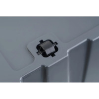 Особопрочный контейнер HONEYCOMB серии PRO 120 л, с крышкой, серый M-120-00.76new