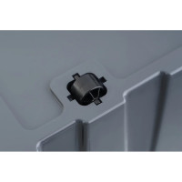 Особопрочный контейнер HONEYCOMB серии PRO 120 л, с крышкой, серый M-120-00.76new