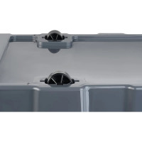 Особопрочный контейнер HONEYCOMB серии PRO 50 л, с крышкой, серый M-050-00.76new