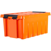 Контейнер с крышкой HONEYCOMB 8 л, оранжевый M-008-00.12new