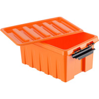 Контейнер с крышкой HONEYCOMB 8 л, оранжевый M-008-00.12new