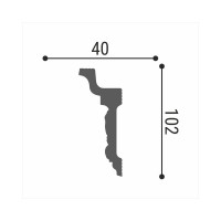 Потолочный плинтус Де-Багет Декор ДП 25/110 00-00001083