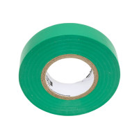 Изолента РЕКОРД 15мм х 20м х 0,13мм, зеленый 24409