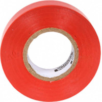 Изолента РЕКОРД 19мм х 20м х 0,13мм, красный 24415