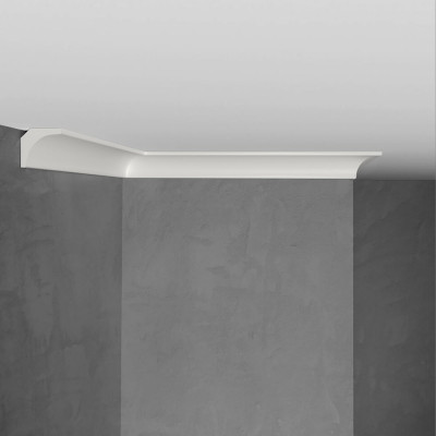 Плинтус потолочный Stenopol 20х20х2000 мм УПАК под покраску C7133