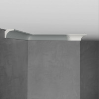 Плинтус потолочный Stenopol 20х20х2000 мм УПАК под покраску C7133