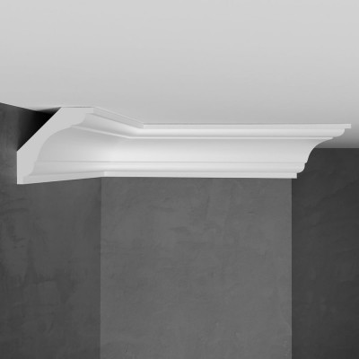 Потолочный плинтус Stenopol 50х50х2000 мм под покраску C7124