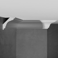 Потолочный плинтус Stenopol 50х50х2000 мм под покраску C7124