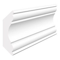 Потолочный плинтус Stenopol 50х50х2000 мм под покраску C7124