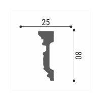 Потолочный плинтус Де-Багет Декор ДП 11/80 00-00001072