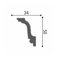 Потолочный плинтус Де-Багет Декор ДП 07/60 00-00001068