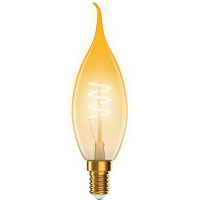 Светодиодная лампочка ФОТОН филаментная LED FL BXS35-S 4Вт E14 2200К, теплый свет, 23960