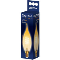 Светодиодная лампочка ФОТОН филаментная LED FL BXS35-S 4Вт E14 2200К, теплый свет, 23960