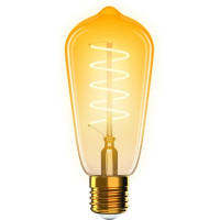 Светодиодная лампочка ФОТОН филаментная LED FL ST64-S 4Вт E27 2200К, теплый свет, 23977