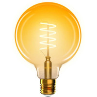 Светодиодная лампочка ФОТОН филаментная LED FL G95-S 4Вт E27 2200К, теплый свет, 23978