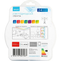 Светодиодная лента Apeyron в блистере, 5м 12В, 7,2Вт/м, smd5050, 30д/м, IP20, 360Лм/м, подложка 10мм, rgbw 100BL