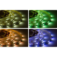 Светодиодная лента Apeyron в блистере, 5м 12В, 7,2Вт/м, smd5050, 30д/м, IP20, 360Лм/м, подложка 10мм, rgbw 100BL