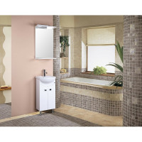 Тумба с раковиной Onika Манго 40 напольная, белая 104002