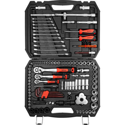 Набор инструмента AV Steel 127 предметов 1/4",3/8" профессиональный AV-011127