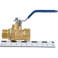 Шаровой кран Zox 1/2'' вн/нар, рукоятка 519280