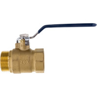 Шаровой кран Zox 1 1/4'' вн/нар, рукоятка 520859