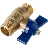 Шаровой кран Zox 1/2'' нар/нар, бабочка 519282