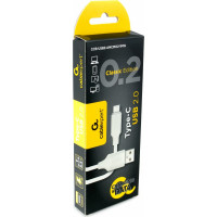 Кабель Cablexpert USB2.0, AM/Type-C, издание Classic 0.2, длина 1м, белый, блистер CCB-USB2-AMCMO2-1MW