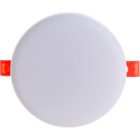 Светодиодный безрамочный круглый светильник IONICH 12Вт 960Лм 230В 4000K 120мм IP20 1588