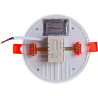 Светодиодный безрамочный круглый светильник IONICH 12Вт 960Лм 230В 4000K 120мм IP20 1588