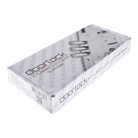 Корпус цилиндрового замка DOORLOCK DL8252С/60/85мм, хромированная фронтальная планка 26х230мм, реверсивный, диаметр ригелей 14 мм 75329