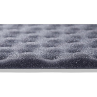 Шумоизоляция SGM Виолон Гамма волна 15, 4 листа/ акустический поролон самоклеящийся SGM.VLG.15KS.075X100.4