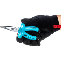 Комбинированные плоскогубцы РАДИАНТ 160 мм, с удл. полукруглыми губками, с изолир. ручками 1000 В 47010