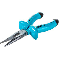 Комбинированные плоскогубцы РАДИАНТ 160 мм, с удл. полукруглыми губками, с изолир. ручками 1000 В 47010