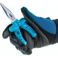 Комбинированные плоскогубцы РАДИАНТ 160 мм, с удл. полукруглыми губками, с изолир. ручками 1000 В 47010