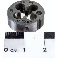 Плашка ИНСТУЛС М6.0x0.75x20x7 9ХС 6g 2650-1582 лев ГОСТ 9740-71 00001178334