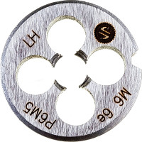 Плашка ИНСТУЛС М6.0x1.0x20x7 Р6М5 6e 2650-1574 лев ГОСТ 9740-71 00001378526