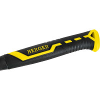 Молоток-гвоздодер Berger BG цельнокованый 450 г., магнит, 3-компонентная рукоятка,BG1527