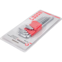 Набор Г-образных ключей INTERTOOL TORX 9 шт, Т10-Т50, Cr-V HT-0608