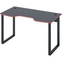 Компьютерный стол СОКОЛ черный/красный КСТ-19 00-00010962