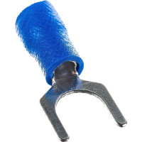 Вилочная изолированная клемма Nord-Yada 6.5мм 1.5-2.5кв.мм (синяя) 906350