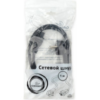 Кабель питания для ноутбуков Cablexpert 1м, Schuko- C5, 10А, пакет PC-186-ML12-1M
