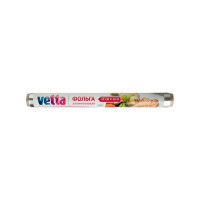 Алюминиевая фольга VETTA 29 см x 10 м, 9 мкм, в пленке 438-116