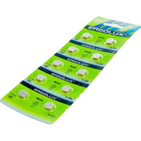 Батарейка для часов Ergolux AG 4 BL-10 AG4-BP10, LR66 /LR626 /177 /377 (блистер, 10 шт.) 14315
