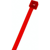 Стяжки SapiSelco красного цвета, 2.5x100 мм, полиамид 6.6, уп. 100 шт. SEL.10.202R